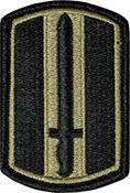 193rd Infantry Brigade OCP Scorpion Shoulder Patch With Velcro